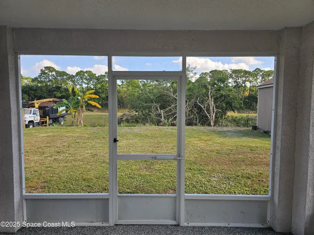 a view of empty room