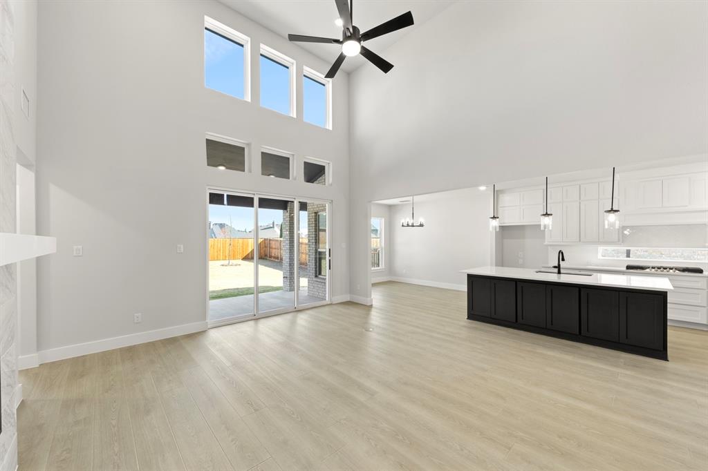 13709 Riola Drive Little Elm, TX 75068 - Photo 23 of 40 a view of a kitchen with a sink and cabinets