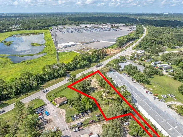 a view of an outdoor space with a lake view