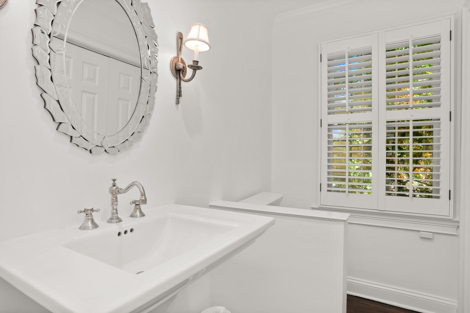 182 Deep Valley Road New Canaan, CT 06840 - Photo 14 of 34 a bathroom with a sink and a mirror