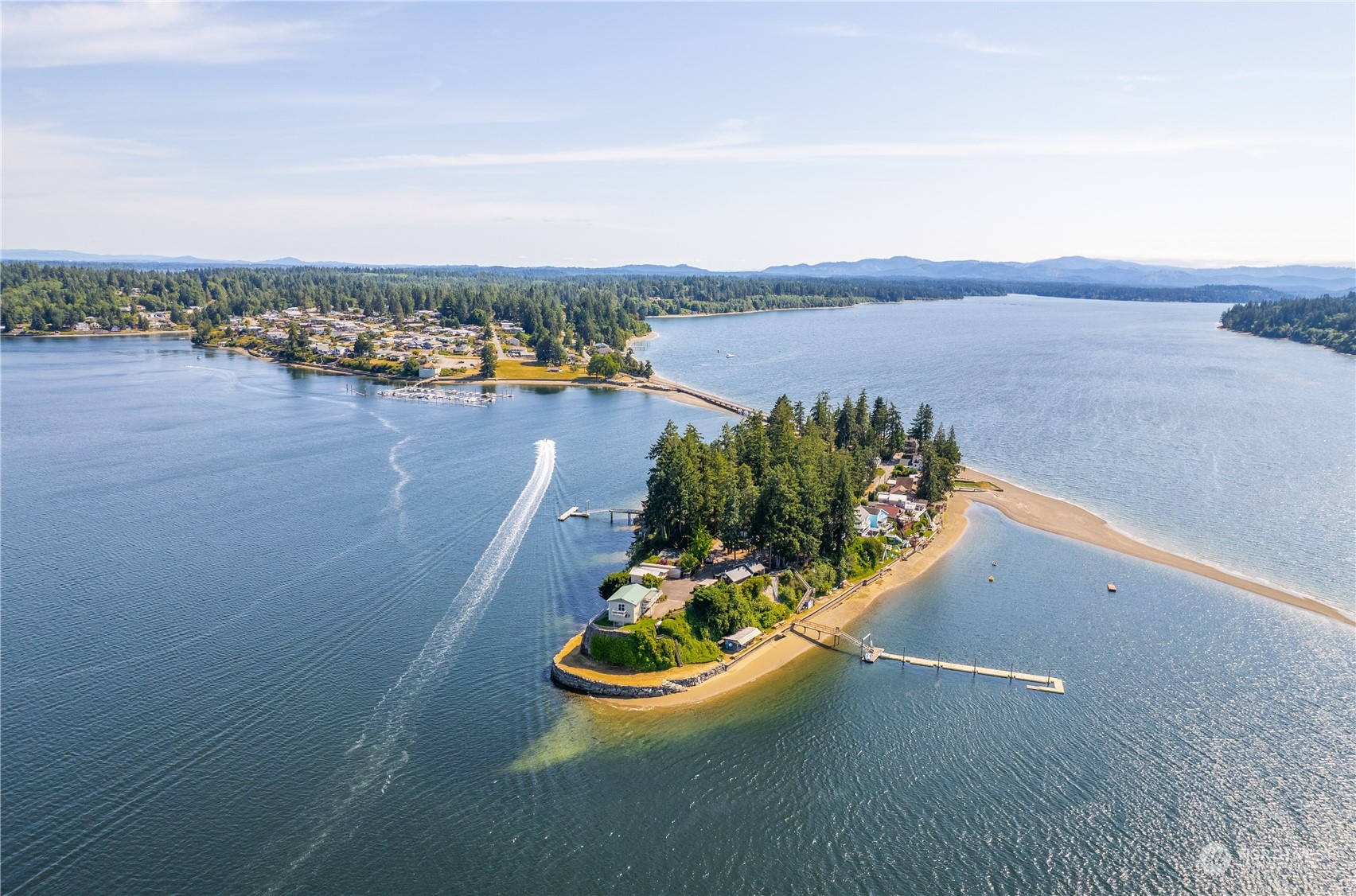 2942 Steamboat Island Road Northwest Olympia, WA 98502 - Photo 6 of 40 view of a lake with outdoor space