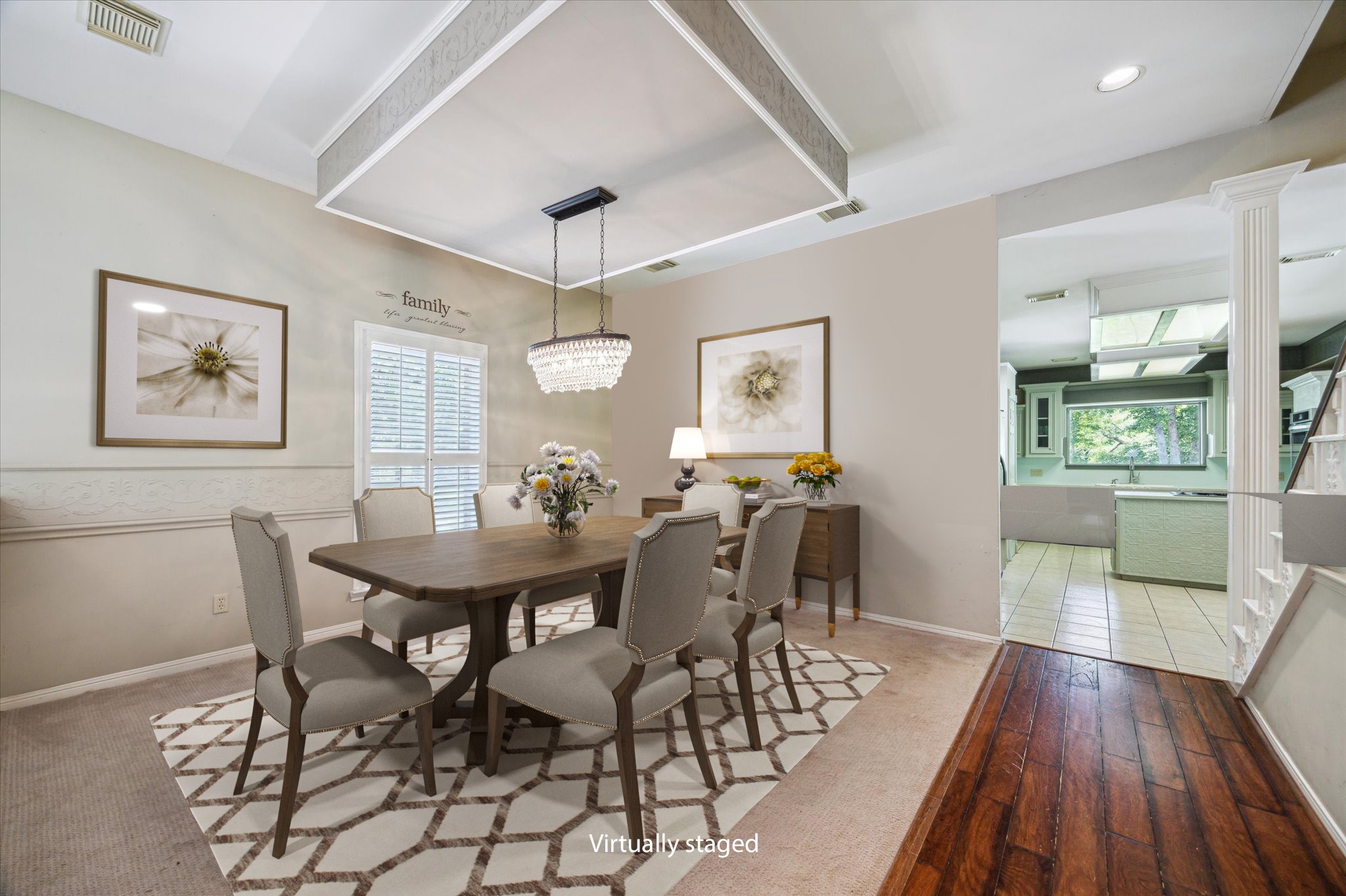 491 Oak Forest Road Bellville, TX 77418 - Photo 5 of 33 Formal Dining Virtual Staged