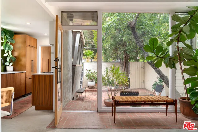 a house view with a outdoor space