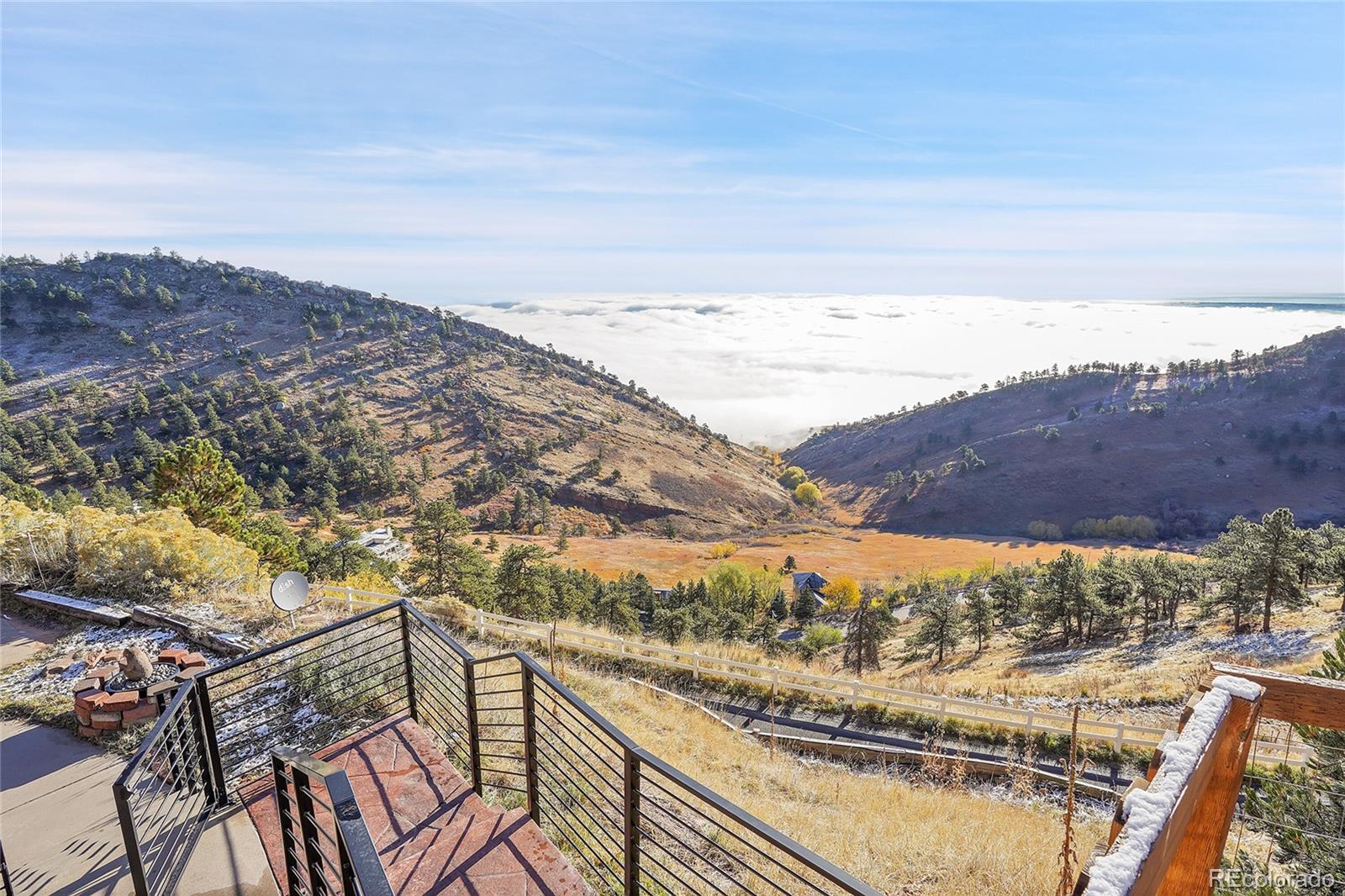 6057 Red Hill Road Boulder, CO 80302 - Photo 27 of 41 a view of a city from a balcony