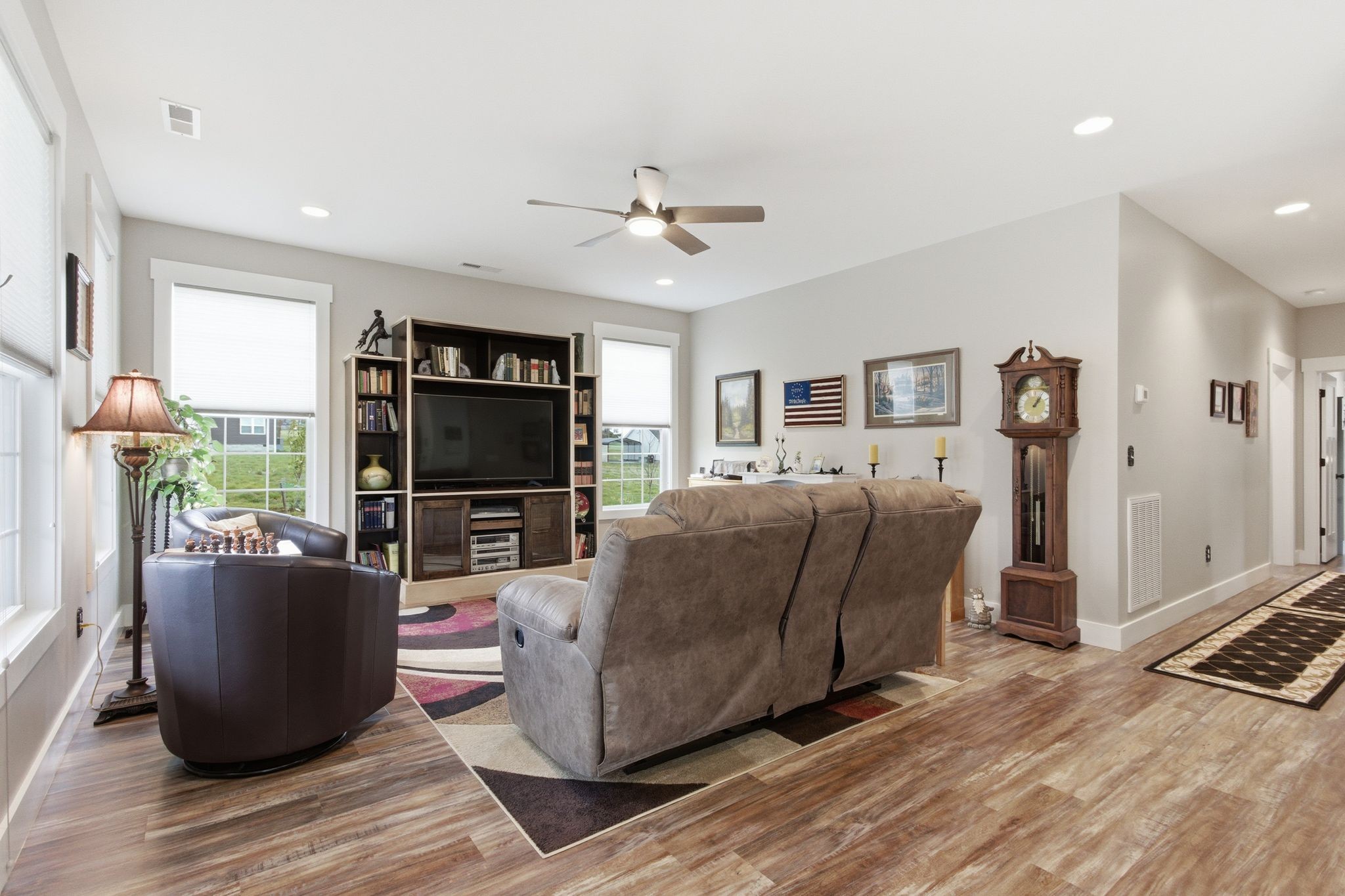 2705 Mc Connell Road Cornersville, TN 37047 - Photo 12 of 41 a living room with furniture and a flat screen tv