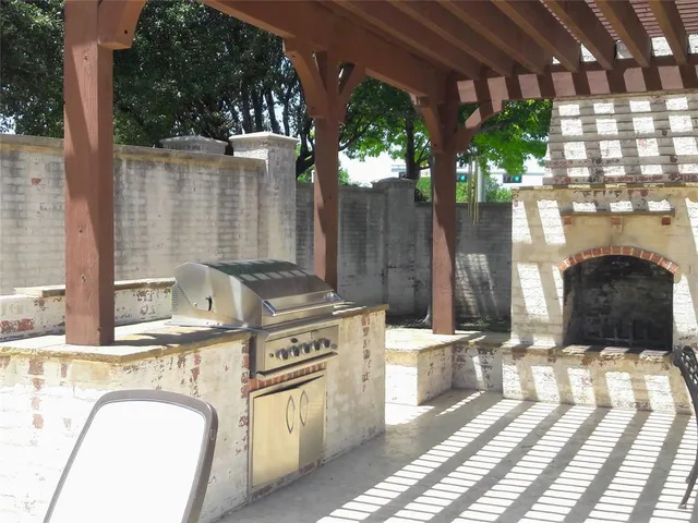 a room with gym equipment and a large window