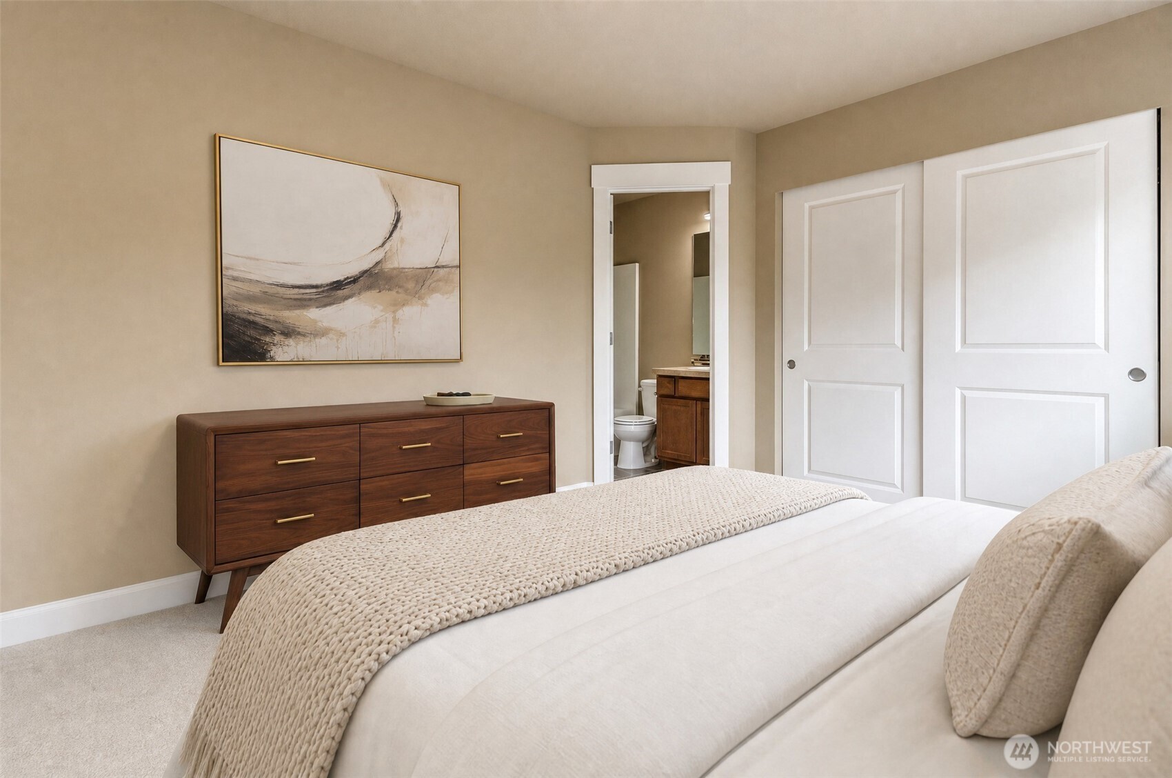 3000 South Mt Baker Boulevard Seattle, WA 98144 - Photo 32 of 40 a bedroom with a bed and a painting on the wall