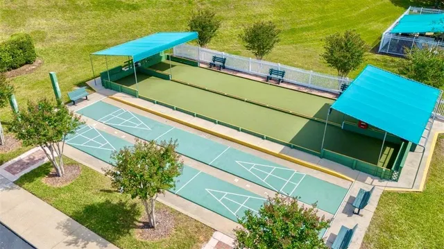 a view of a swimming pool