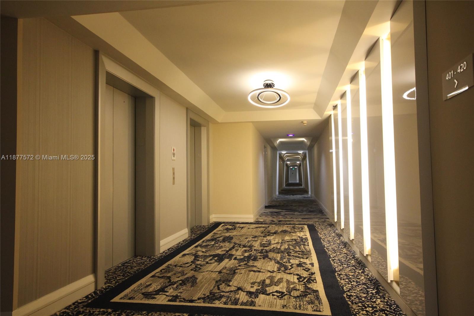 5161 Collins Avenue, Unit 707 Miami Beach, FL 33140 - Photo 59 of 69 a view of a hallway