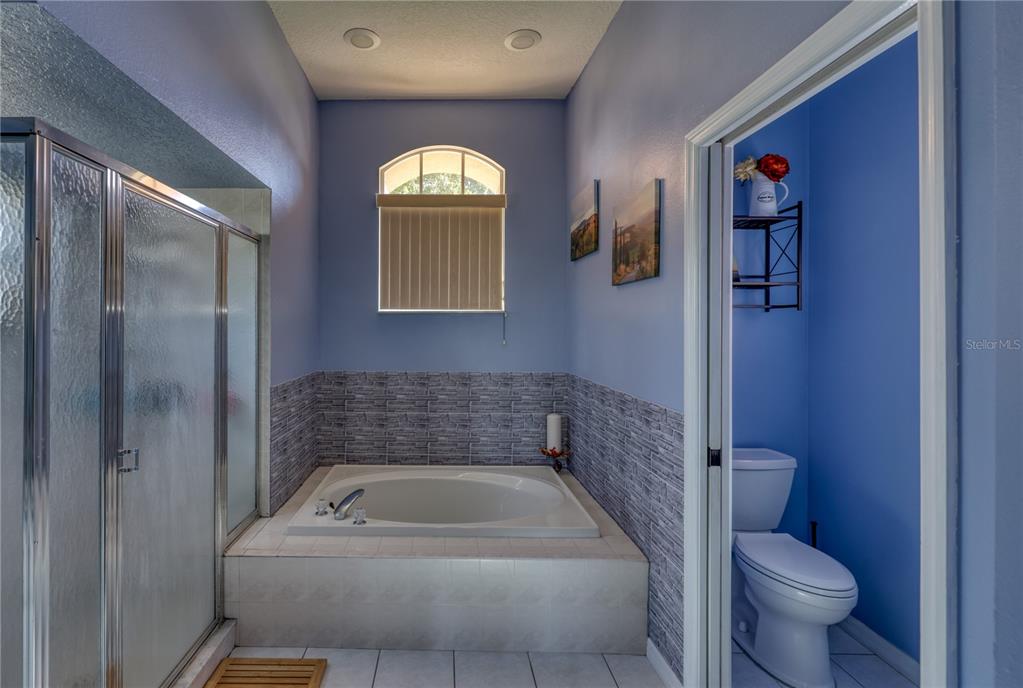 3473 Conifer Loop Spring Hill, FL 34609 - Photo 17 of 33 a bathroom with a toilet sink and tub