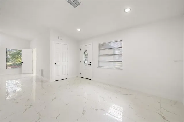 a view of empty room