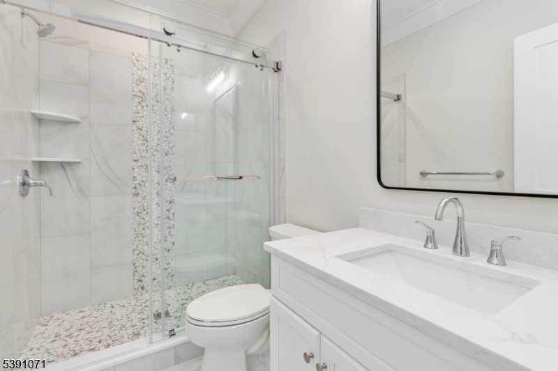 2 Whitman Drive Chatham, NJ 07928 - Photo 21 of 50 a bathroom with a sink toilet and shower