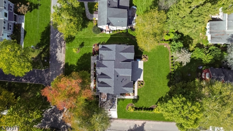 2 Whitman Drive Chatham, NJ 07928 - Photo 50 of 50 an aerial view of a house with a yard and garden