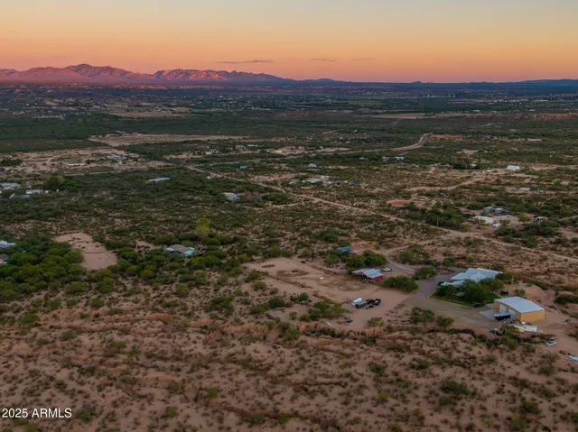 a view of a lake with a city