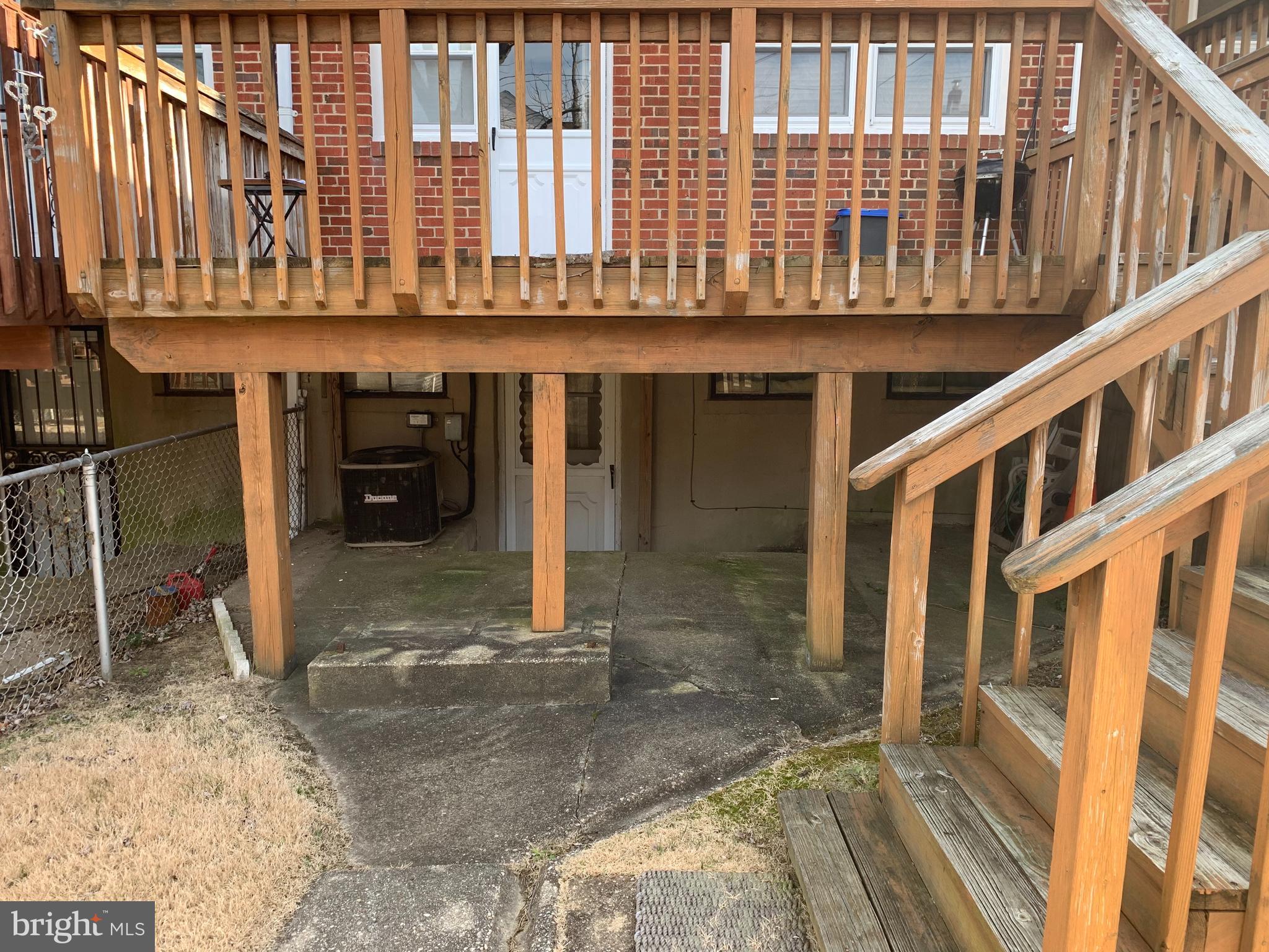 1434 Langford Road Gwynn Oak, MD 21207 - Photo 34 of 36 Deck and Door to Basement