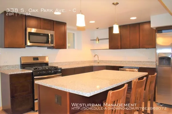 $2,300 | 338 South Oak Park Avenue, Unit C, Oak Park, IL 60302
