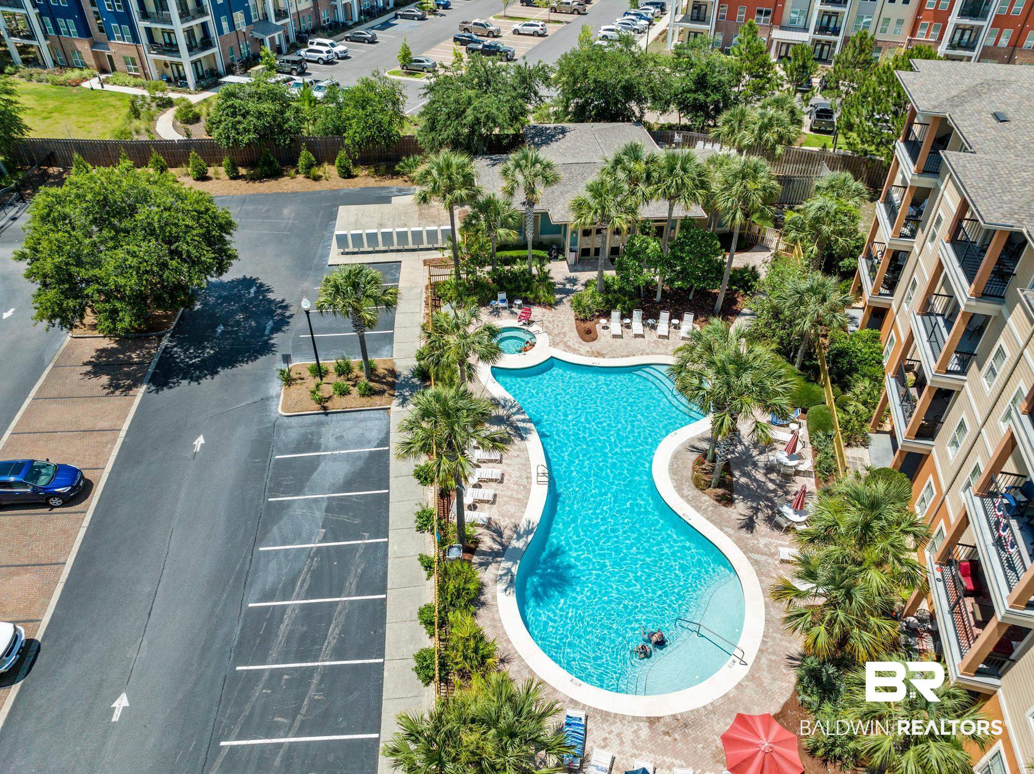 1430 Regency Road, Unit D204 Gulf Shores, AL 36542 - Photo 16 of 23 Aerial of pool