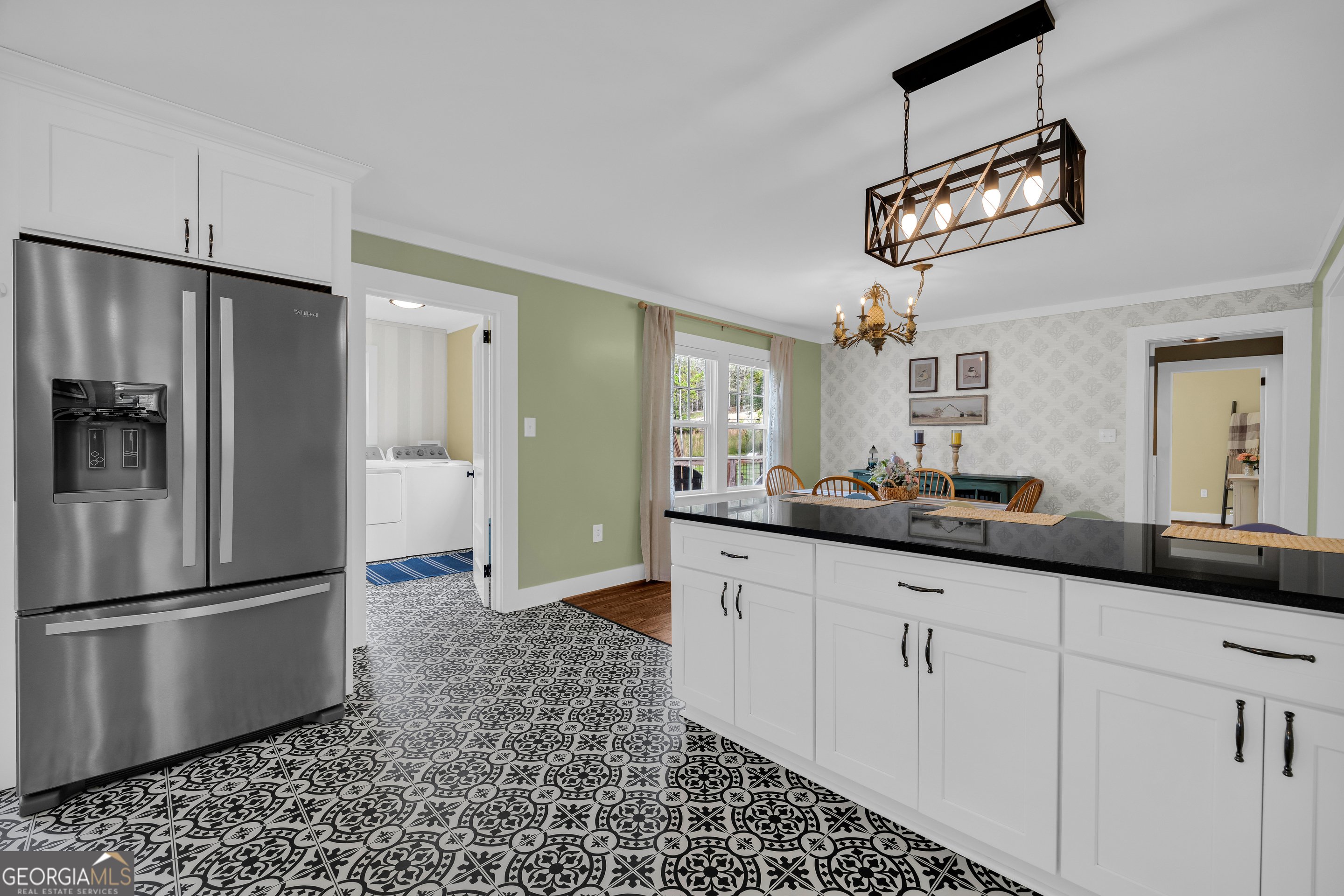 261 Oak Valley Road Toccoa, GA 30577 - Photo 11 of 52 a kitchen with stainless steel appliances a refrigerator and a sink