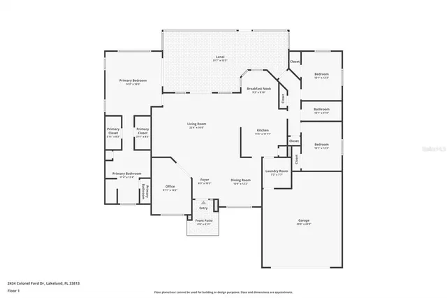$380,000 | 2434 Colonel Ford Drive, Lakeland, FL 33813