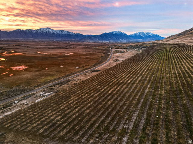5952 South Lincoln Road Spanish Fork, UT 84660 - Photo 2 of 15 Aerial view of sparsely populated area with mountains and farmland