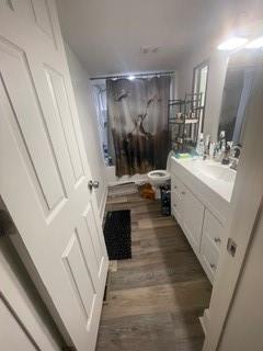 1184 Robert Hardeman Road Winterville, GA 30683 - Photo 17 of 20 a bathroom with a sink a toilet and shower