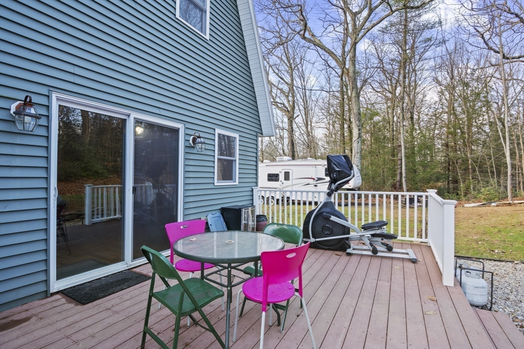 4 Wilson Way Rutland, MA 01543 - Photo 23 of 32 a view of a table and chairs in patio of the house