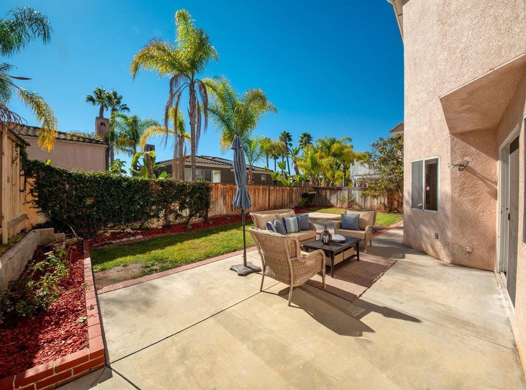 1593 Dawson Drive Vista, CA 92081 - Photo 38 of 40 a view of a backyard with sitting area