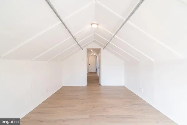 a view of hallway with stairs