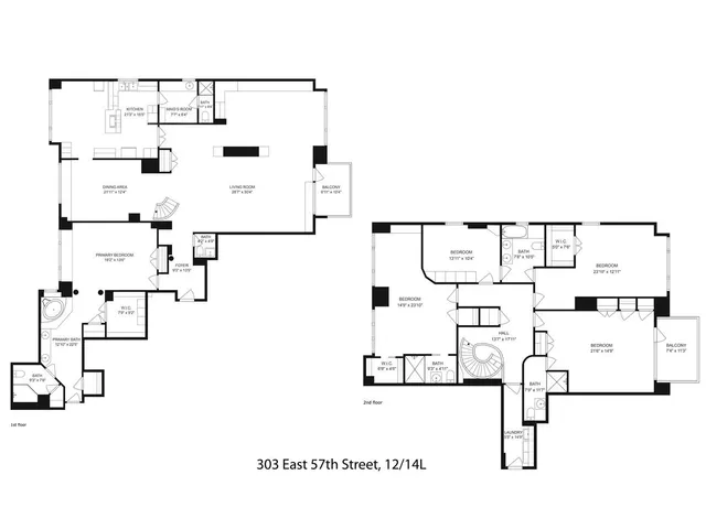 $3,300,000 | 303 East 57th Street, Unit 12L14L | Sutton Place