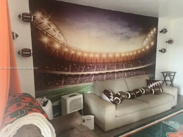 a view of roof deck with furniture