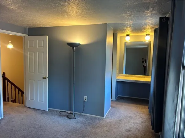 a room with a table and chair