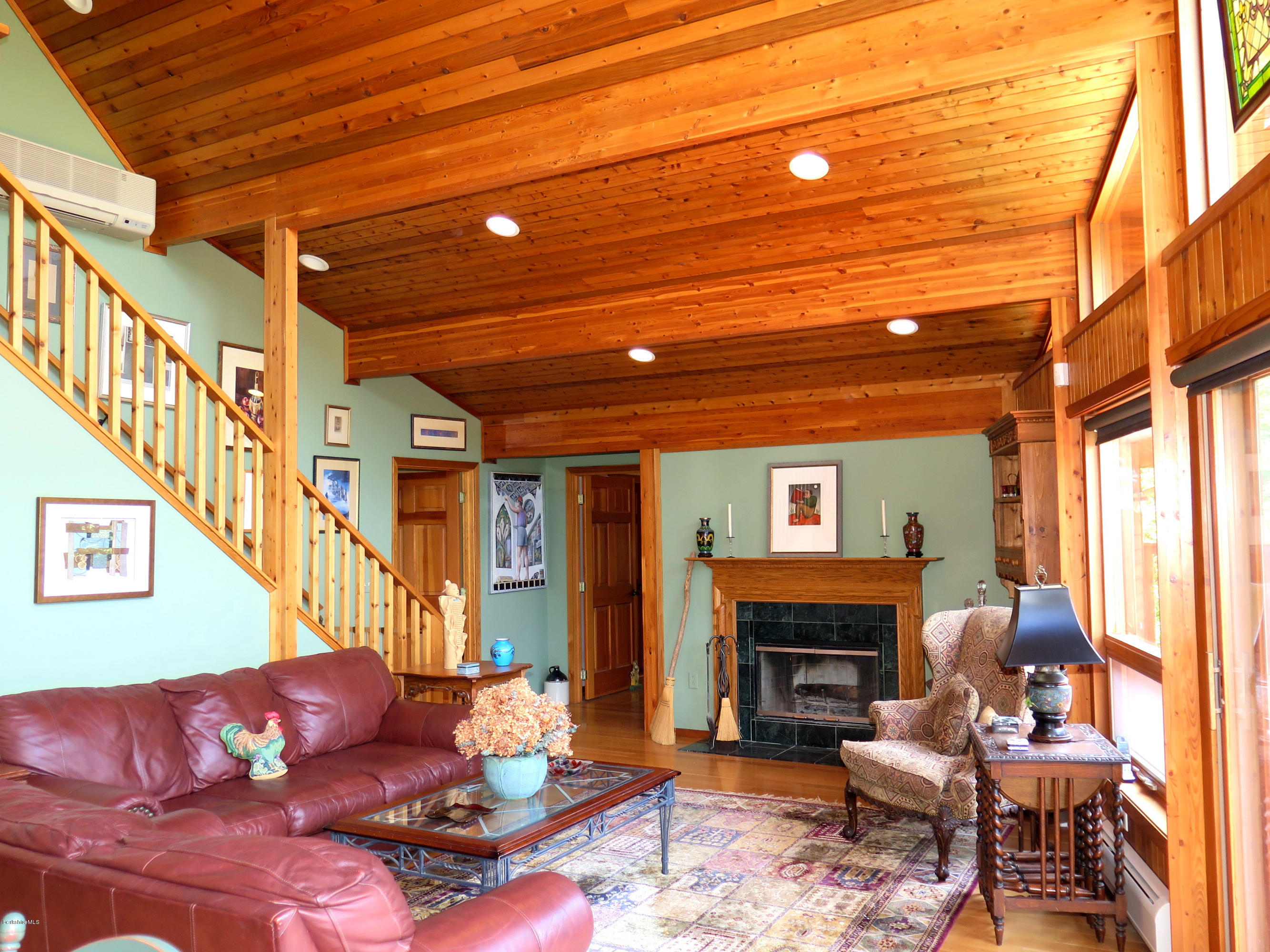 9 Blunt Road Egremont, MA 01230 - Photo 8 of 60 Great room with fireplace