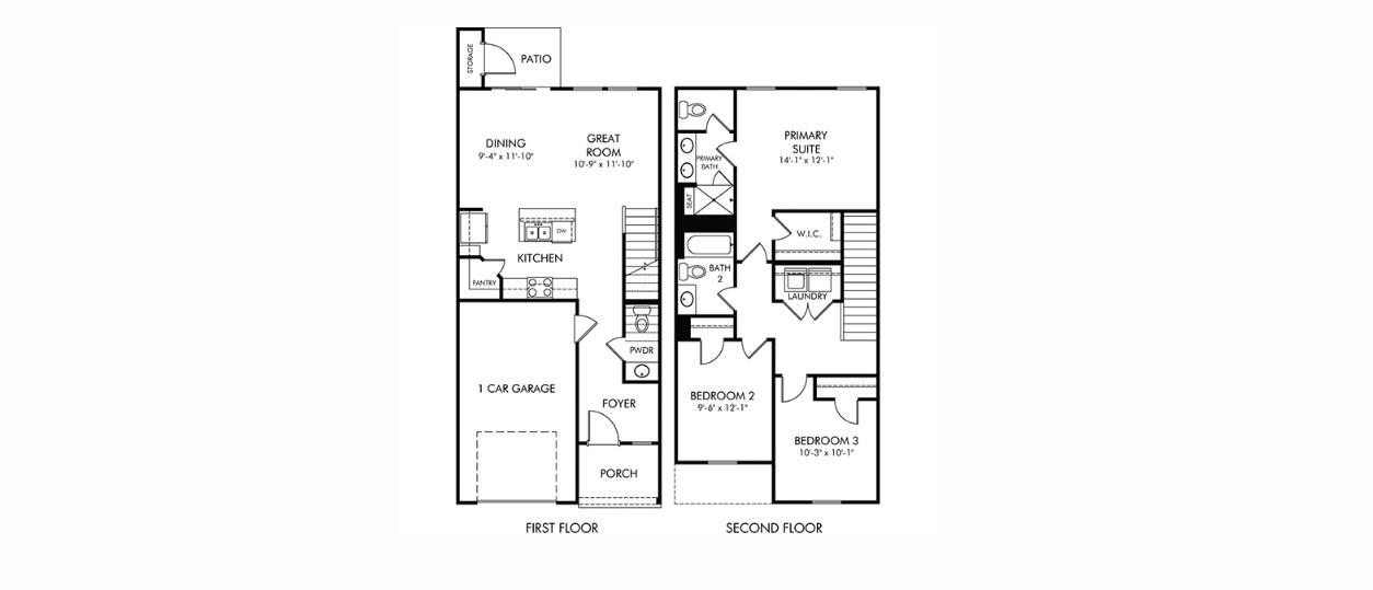 417 Markridge Loop Fort Mill, SC 29708 - Photo 2 of 3 a picture of a floor plan
