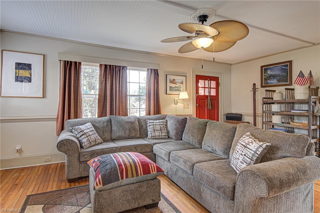 1719 Boones Cave Road Lexington, NC 27295 - Photo 8 of 36 Living room with fireplace