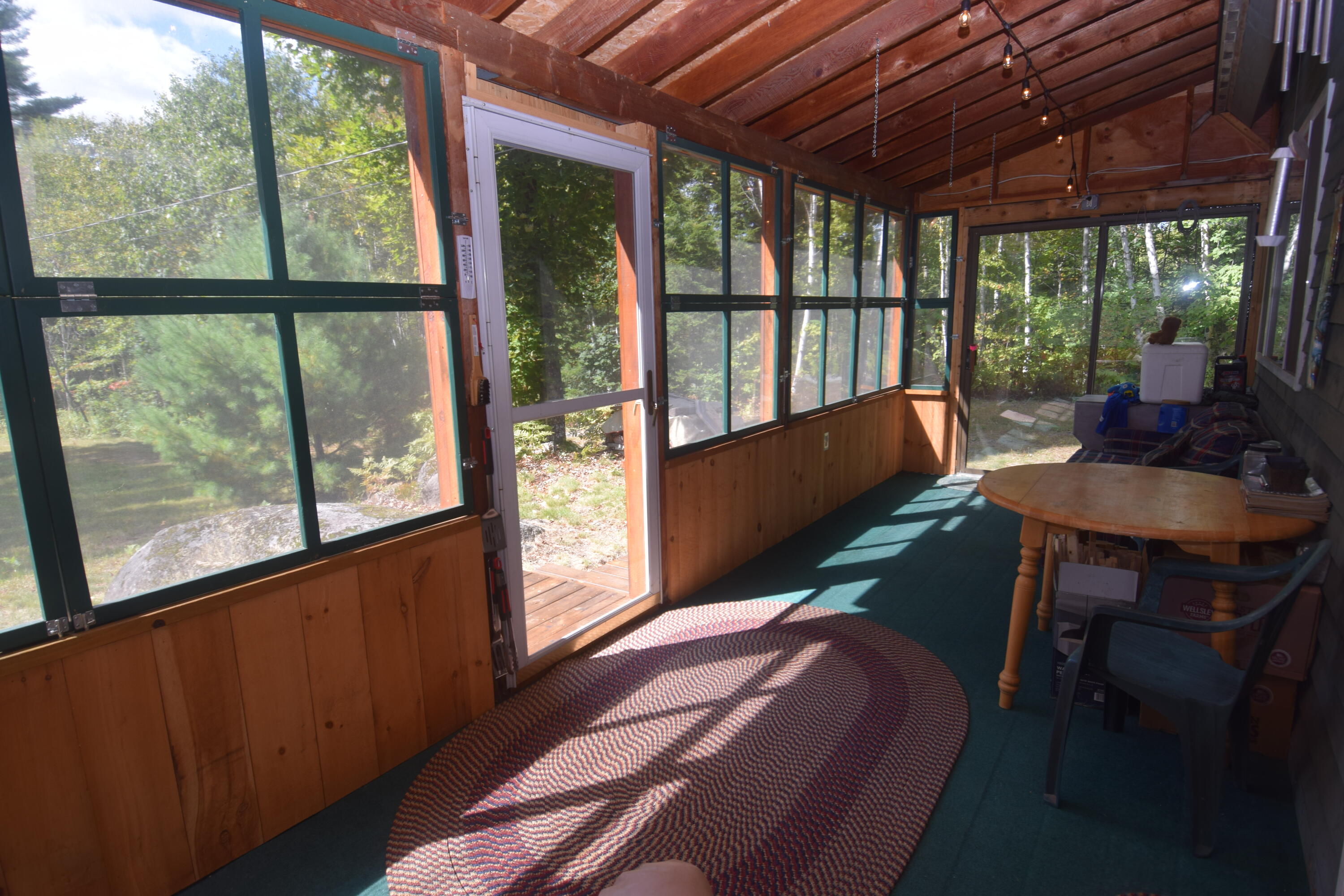 257 Sawyers Mills Road Starks, ME 04911 - Photo 4 of 37 3 Season Porch