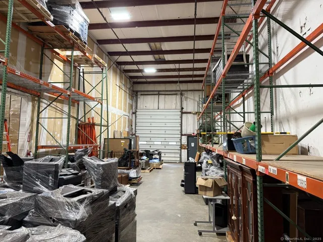 a view of storage and utility room