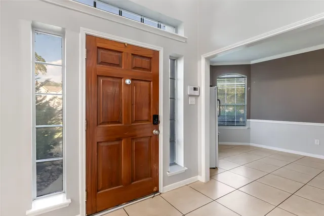 a view of a entryway door