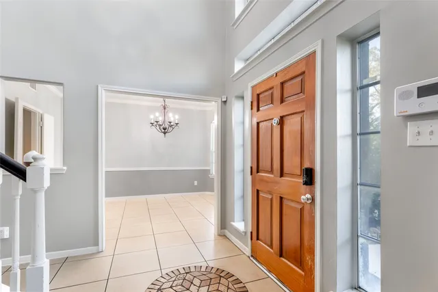 a view of front door