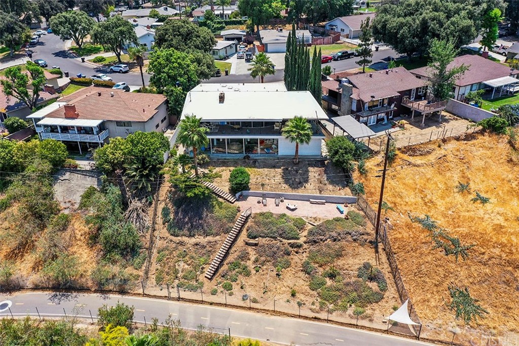 5265 Old Road Riverside, CA 92504 - Photo 73 of 75 an aerial view of a house with a yard and lake view