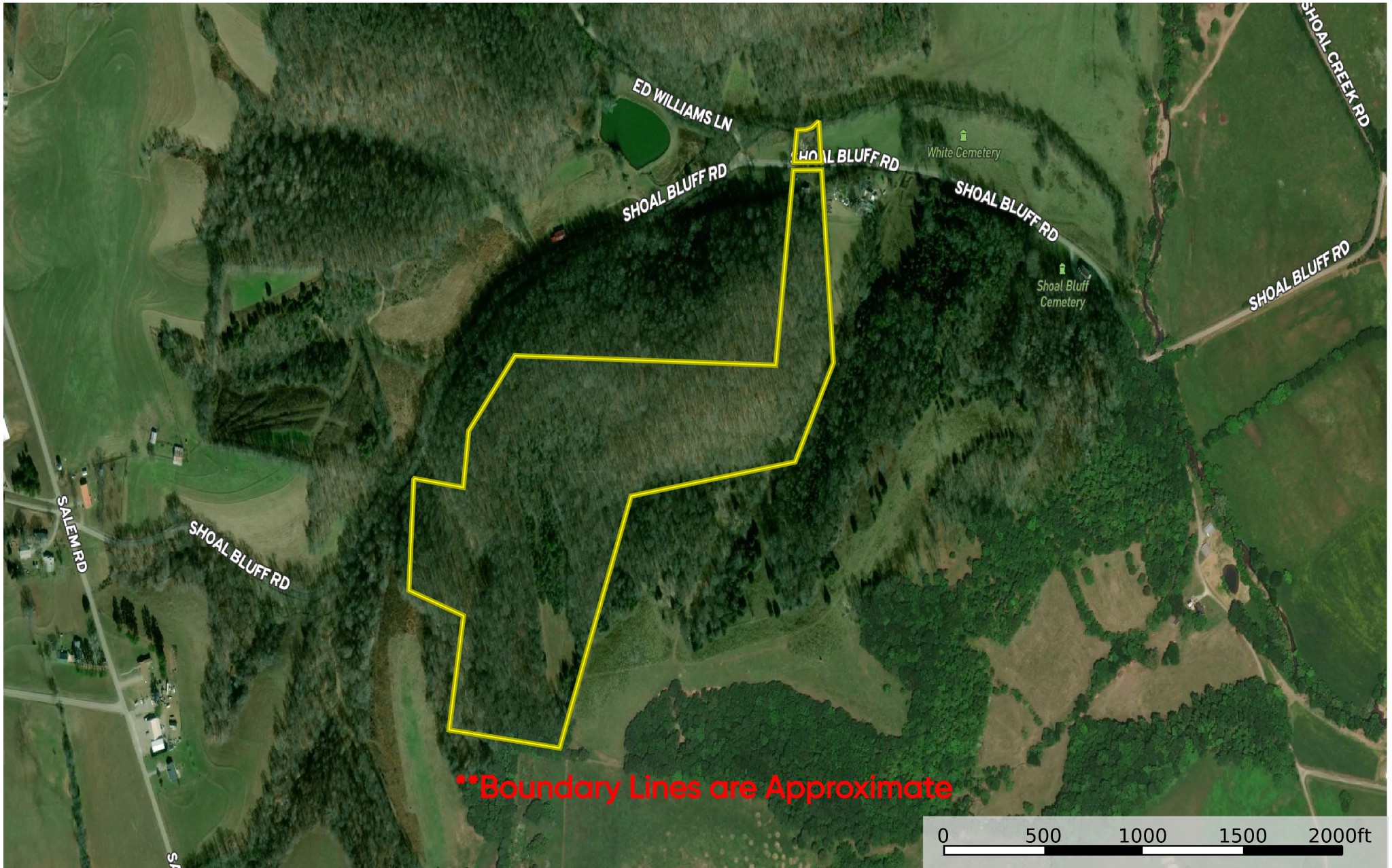 944 Shoal Bluff Road Minor Hill, TN 38473 - Photo 55 of 55 an aerial view of a house