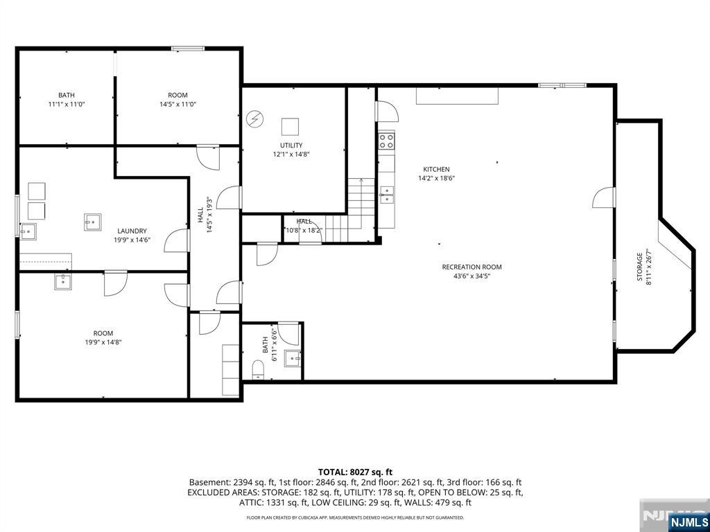 71 Bartholdi Avenue Butler, NJ 07405 - Photo 2 of 5 a black and white photo of a living room