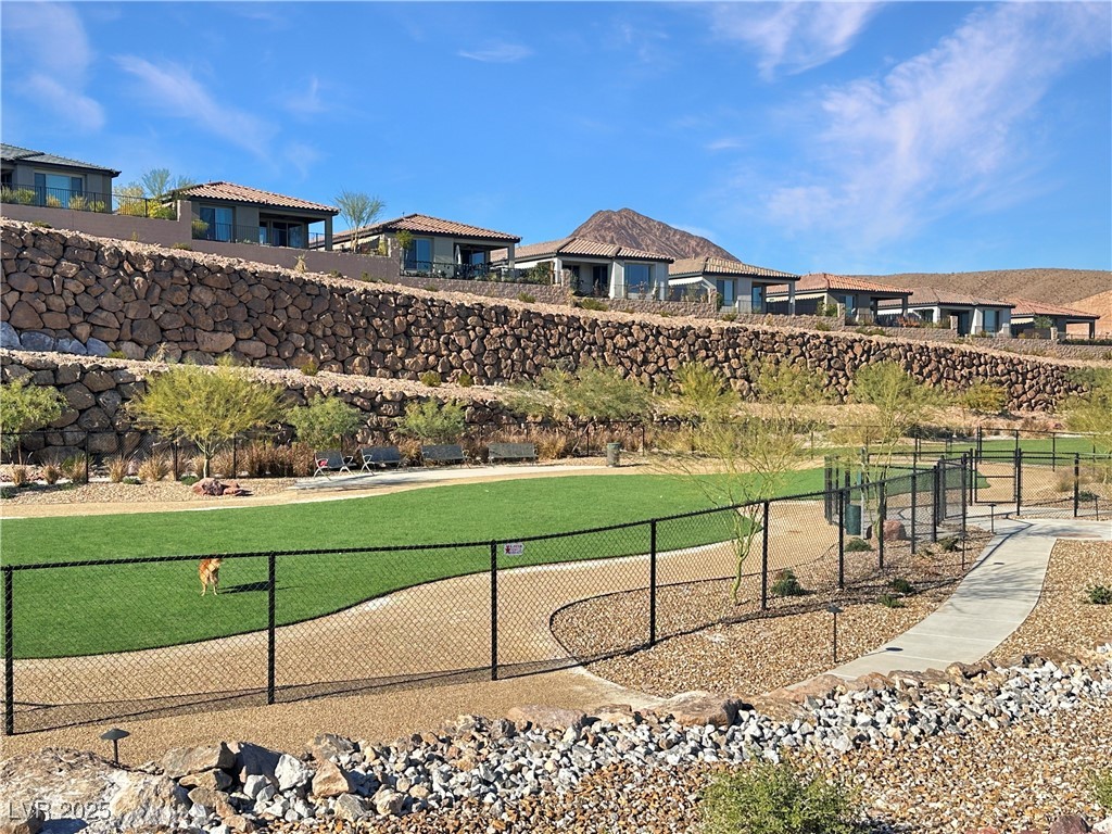 92 Stone Bluff Lane Henderson, NV 89011 - Photo 33 of 38 Community Dog Park Across the Street from Home