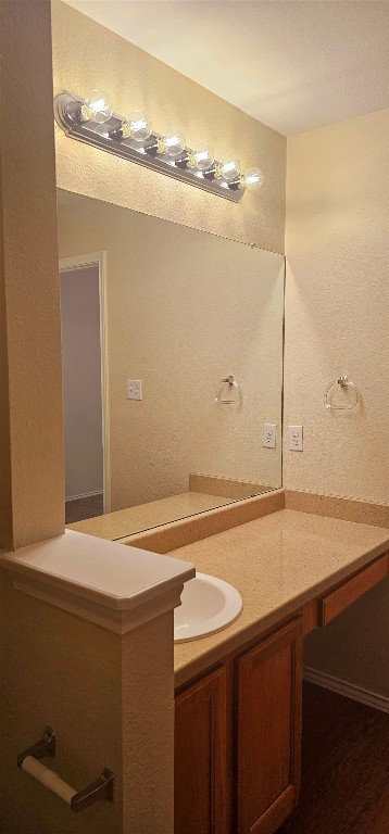 1840 Wallin Loop Round Rock, TX 78664 - Photo 11 of 17 a bathroom with a sink and a mirror