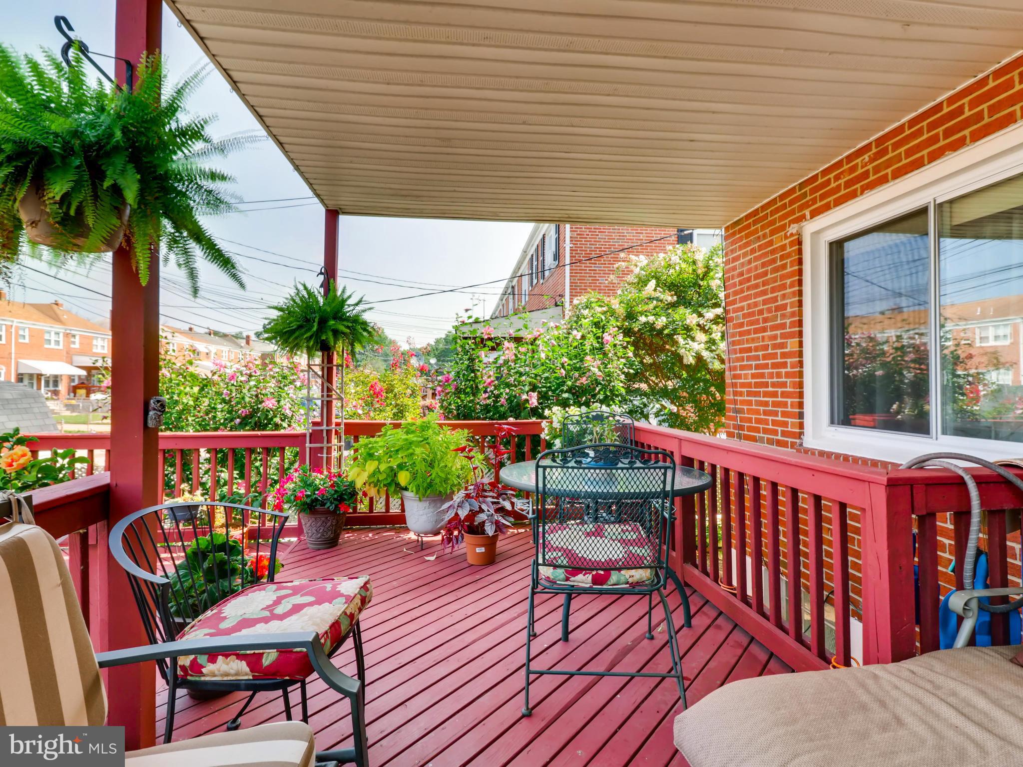 2207 Graythorn Road Baltimore, MD 21220 - Photo 4 of 30 a view of a chairs on the roof deck