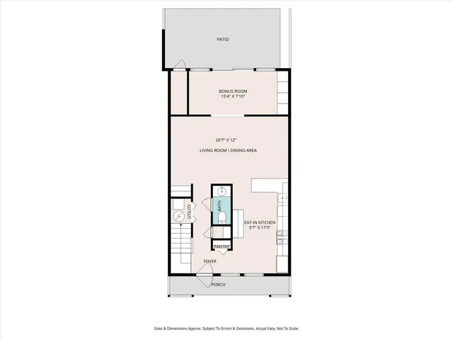 a view of a room with wooden floors and fireplace