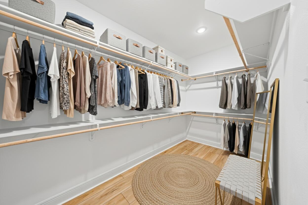 2737 Louis Circle Crestview, FL 32536 - Photo 11 of 21 a view of walk in closet with clothes and shoes