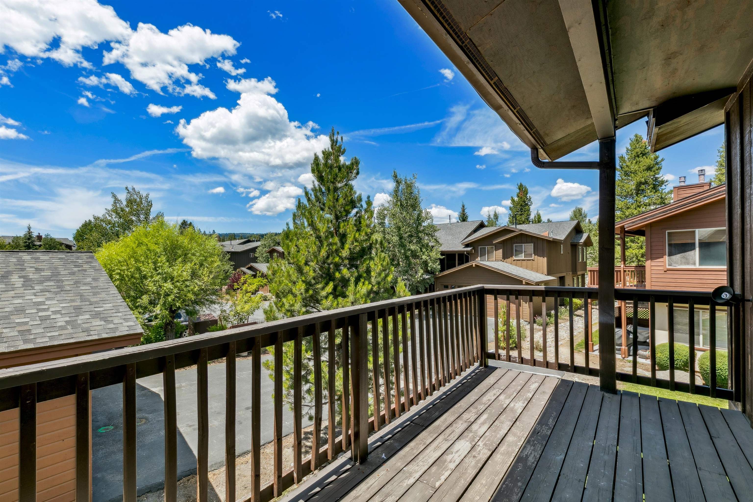 10592 Boulders Road, Unit 8 Truckee, CA 96161 - Photo 19 of 27 a view of a balcony with wooden floor