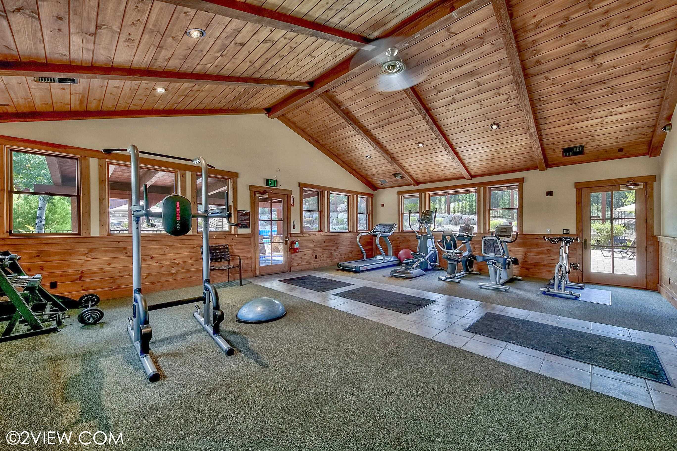 10592 Boulders Road, Unit 8 Truckee, CA 96161 - Photo 24 of 27 a view of a room with gym equipment