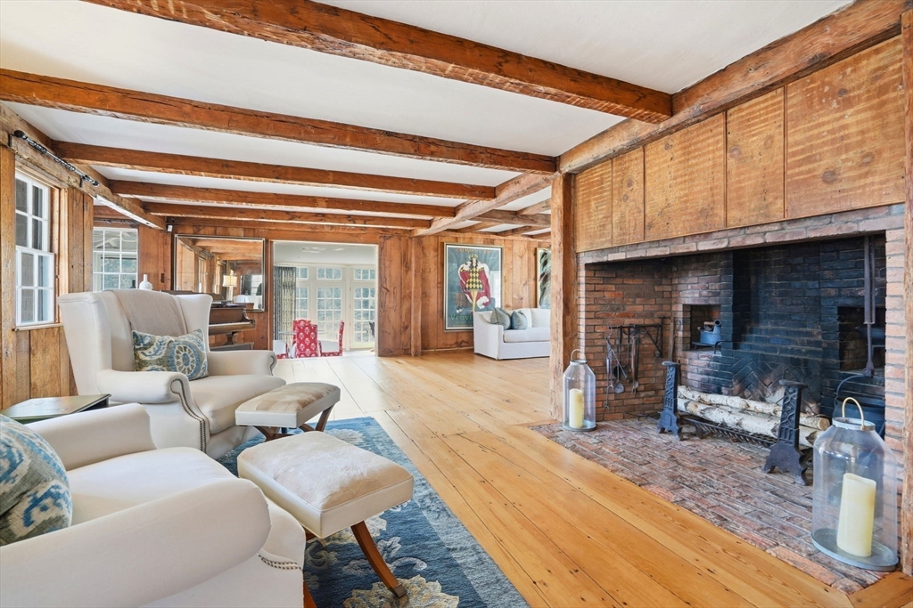 65 Partridge Road Duxbury, MA 02332 - Photo 9 of 42 a living room with furniture and a fireplace