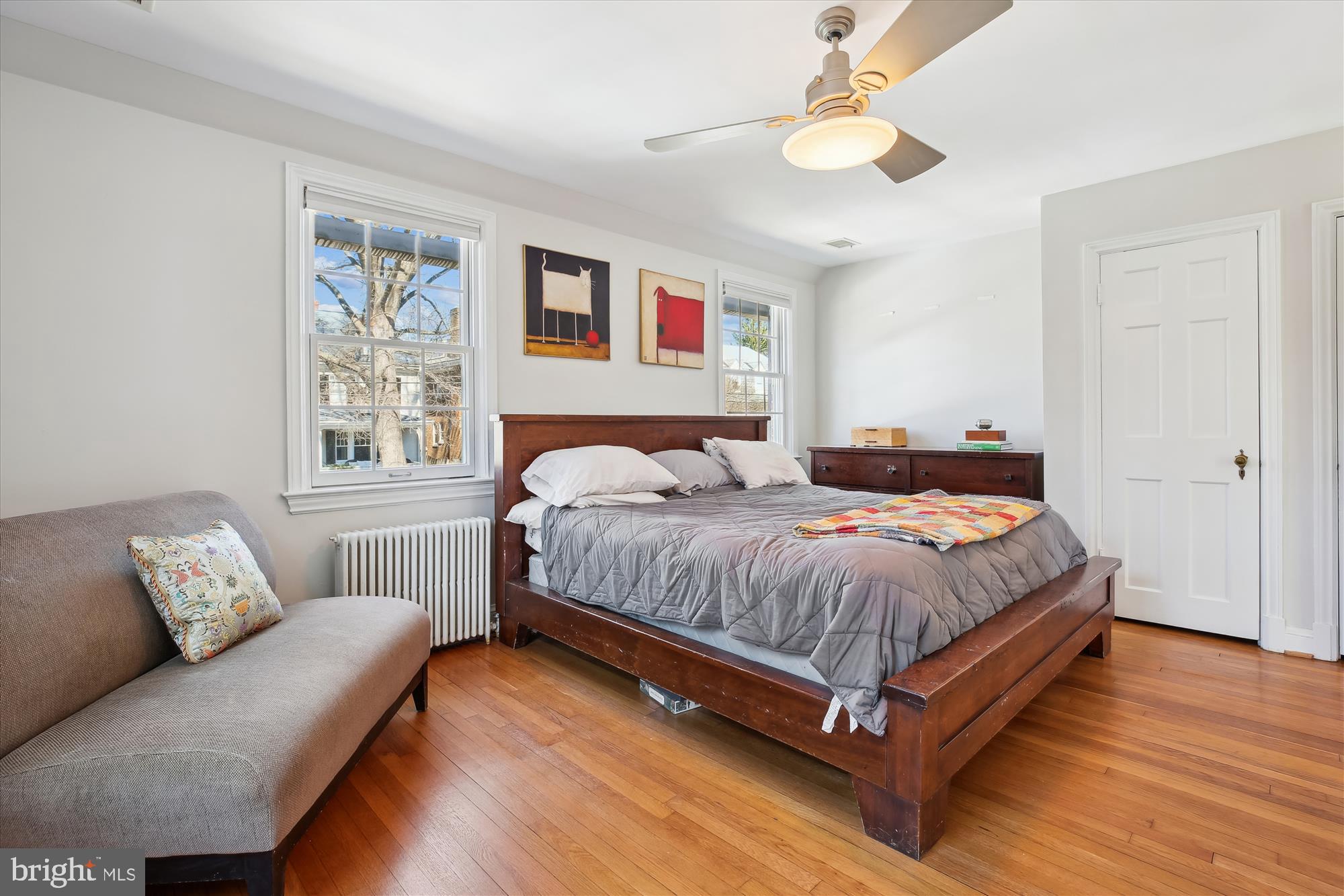 3530 Quesada Street Northwest Washington, DC 20015 - Photo 20 of 54 a bedroom with a bed couch and a window